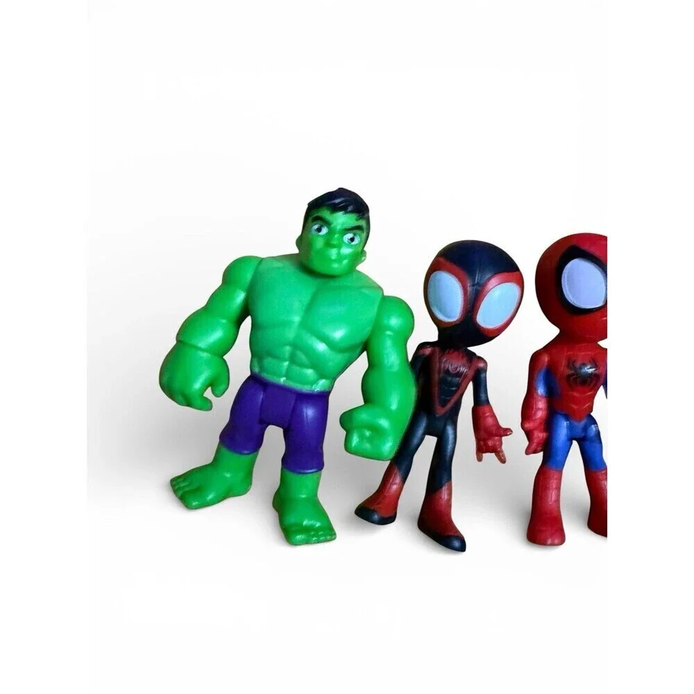 Disney Junior Marvel Spidey & His Amazing Friends Action Figure Lot Of 7